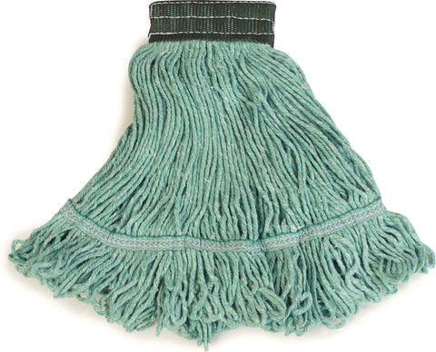 Flo-Pac® MOP HEAD MEDIUM LOOPED-END W/ GREEN BAND