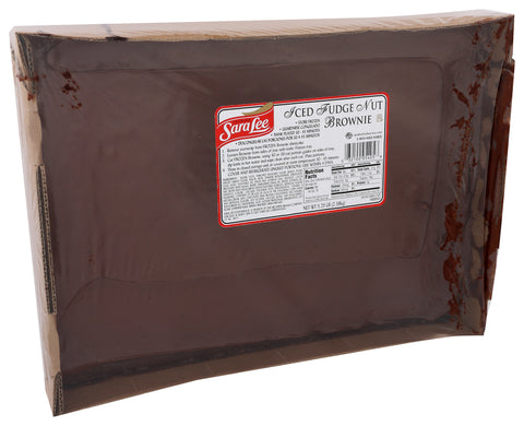 Sara Lee Frozen BROWNIE FUDGE NUT ICED 12X16