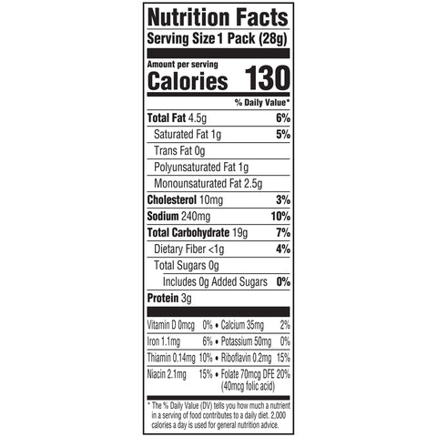 Pepperidge Farms Chddar Goldfish - 1 oz. single serve bag, 60 per case