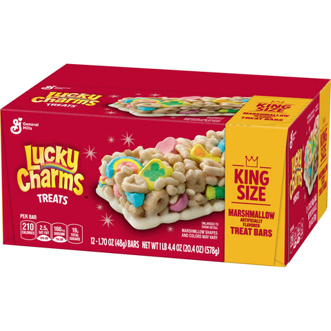 Lucky Charms Cereal Treat Bar, 20.4 Ounce -- 8 per case.
