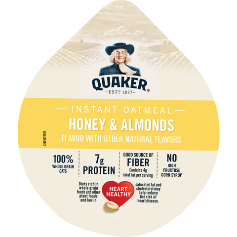 Quaker® OATMEAL INSTANT HONEY & ALMOND