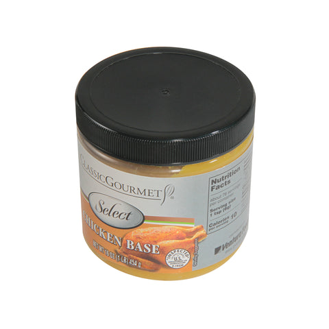 Classic Gourmet Select Chicken Base, 1 Pound -- 12 per case.
