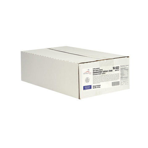 Advance Food Down Home Beef Salisbury Steak, 3.20 Ounce -- 50 per case.