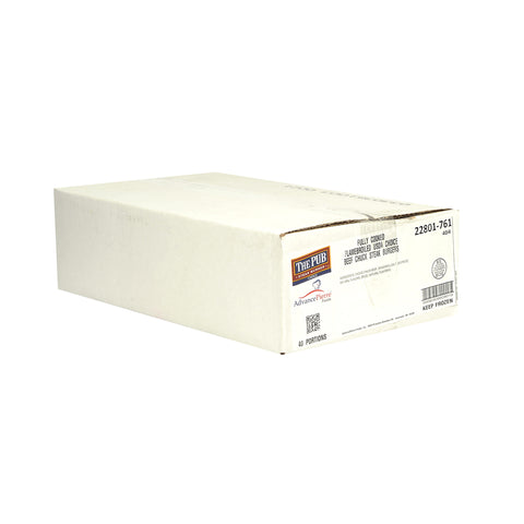 Advance Food Beef Chuck Steak Burger, 4 Ounce -- 40 per case.