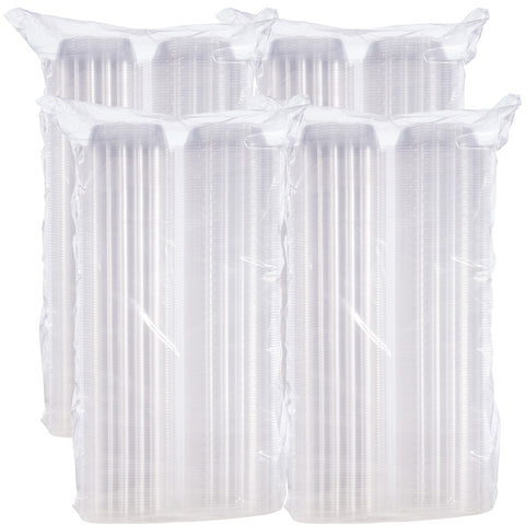 Karat® CONTAINER PLASTIC CLEAR HINGED 1-COMPARTMENT 6X6