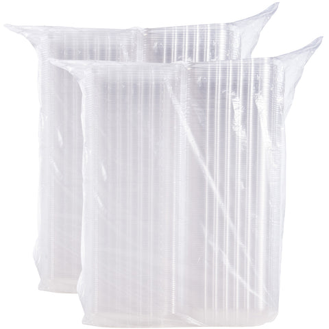 Container Ops Clear Hinged Lid Medium 1-compartment 8.25x8.25x3