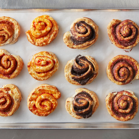 Pillsbury Best Place and Bake Orange Twirl Dough, 5 Ounce -- 100 per case.
