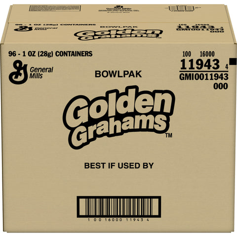 General Mills Golden Graham - Honey Cereal, Bowl Pak, 1 Ounce -- 96 per case.