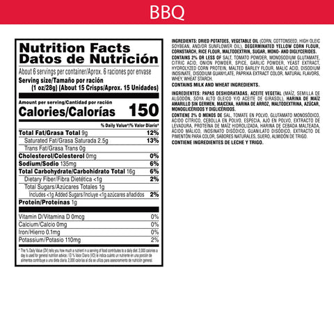 Chip Potato Crisp Bbq