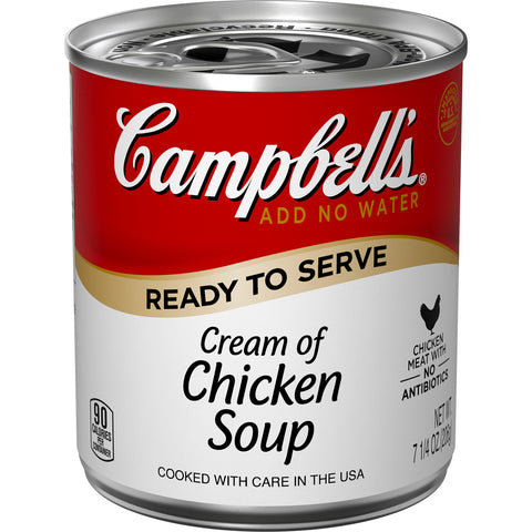 Campbells Ready To Serve Cream of Chicken Soup - 7.25 oz. can, 24 per case