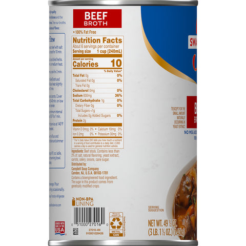 Swanson® BROTH BEEF LIQUID SHELF STABLE