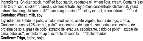 Soup Cream Of Chicken Condensed