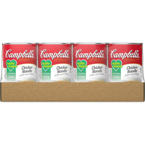 Campbells Healthy Request Chicken Noodle Soup - 50 oz. can, 12 per case