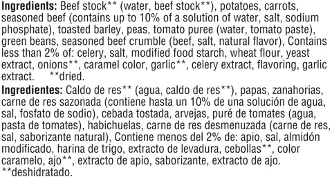 Campbell's® SOUP VEGETABLE BEEF