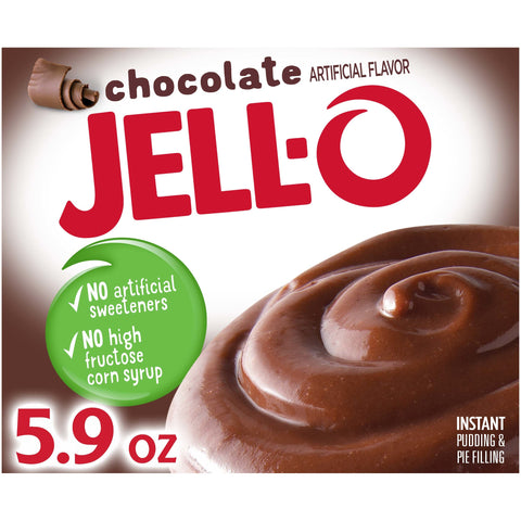 Jello Instant Chocolate Pudding, 5.9 Ounce -- 24 Case