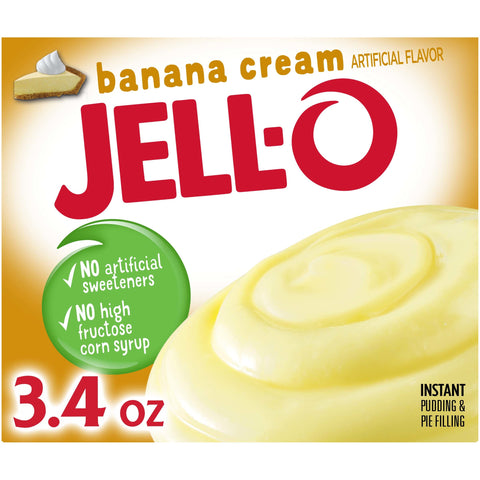 Jell-O PUDDING MIX BANANA CREAM INSTANT
