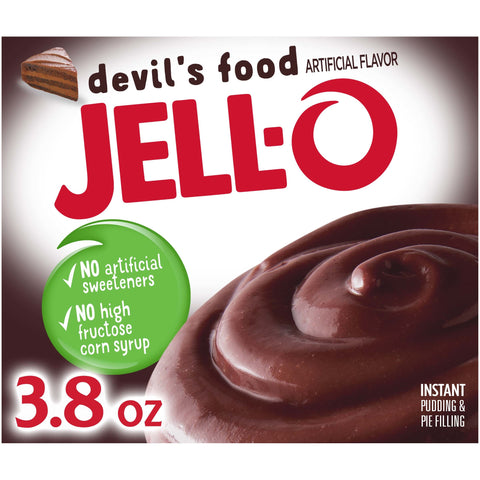 Jell-O PUDDING & PIE FILLING MIX DEVIL'S FOOD INSTANT
