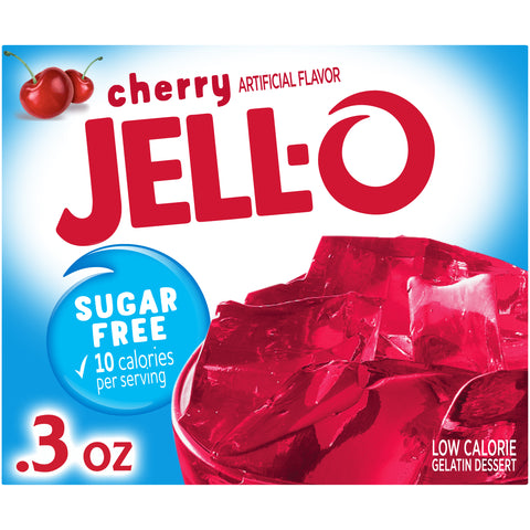 Gelatin Mix Cherry Sugar Free