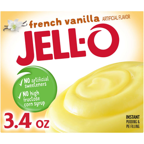 Jello French Vanilla Pudding, 3.4 Ounce -- 24 Case