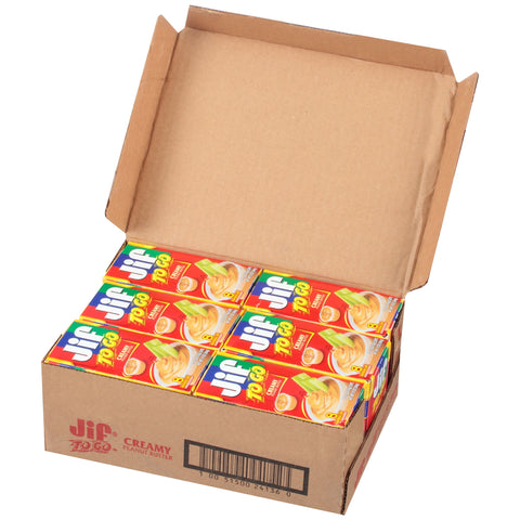 Jif To Go Creamy Peanut Butter Cup, 12 Ounce -- 6 per case