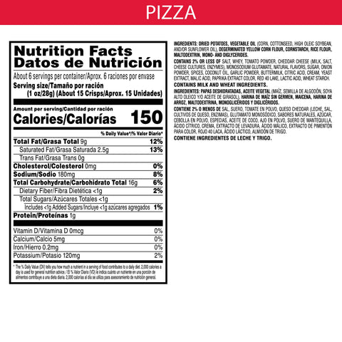Chip Potato Crisp Pizza