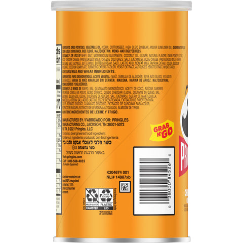 Pringles® CHIP PRINGLES CHEDDAR CHEESE GRAB & GO