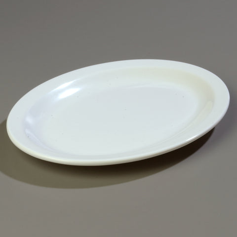 Carlisle PLATTER TRAY OVAL KINGLINE™ MELAMINE WHITE 12X9