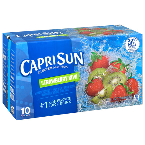 Caprisun Soft Drink Ready To Drink Variety Pack, 1 pouch -- 40 pouch per case.