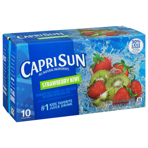 Capri Sun Wild Cherry Soft Juice Drink, 60 Fluid Ounce -- 4 per case.