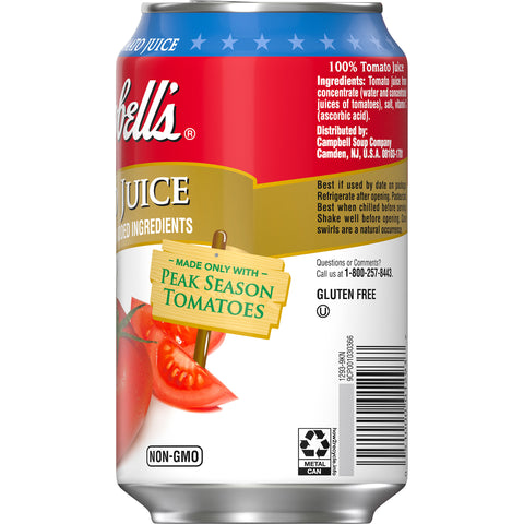 Campbells Tomato Juice, 11.5 Ounce -- 24 Case