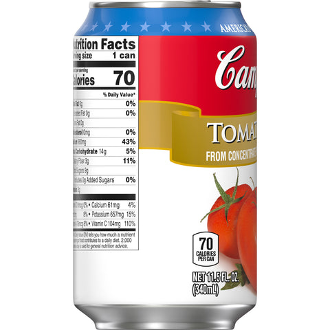 Campbells Tomato Juice, 11.5 Ounce -- 24 Case
