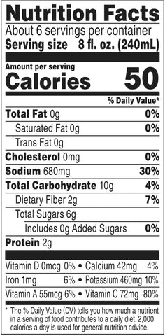 Campbells Tomato Juice, 46 Fluid Ounce -- 6 per case.