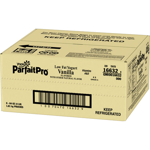 Yoplait Low Fat Vanilla Yogurt, 64 Ounce -- 6 per case