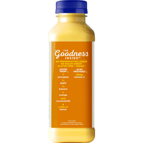 Naked Juice DRINK SMOOTHIE PINA COLADA NSA NON-DAIRY PLASTIC BOTTLE REF