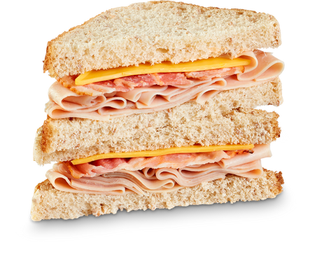 Landshire® SANDWICH TURKEY BACON & CHEESE ON HONEY WHEAT BERRY BREAD 10000001489