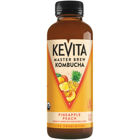 Kevita DRINK KEVITA KOMBUCHA PINEAPPLE PEACH