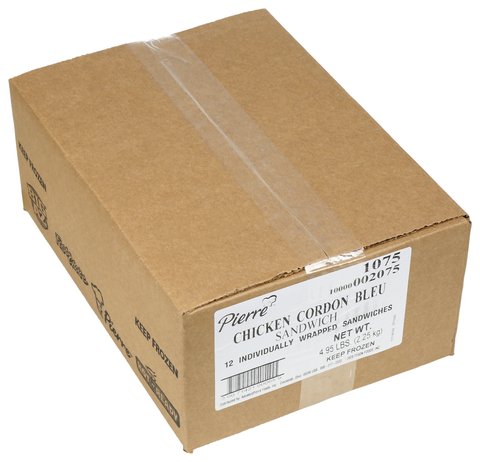 Sandwich Jumbo Chicken Cordon Blue Iw 6.6 Oz 1075
