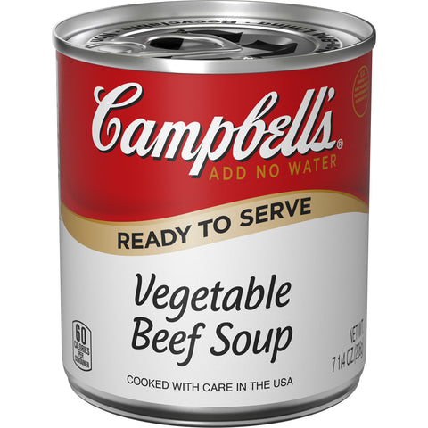 Campbells Vegetable Beef Soup, 7.25 Ounce -- 24 per case
