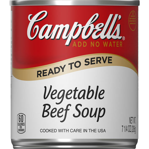 Campbells Vegetable Beef Soup, 7.25 Ounce -- 24 per case