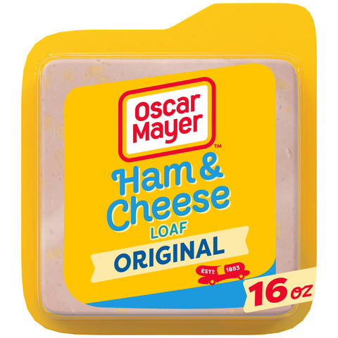 Kraft Oscar Mayer Square Ham and Cheese Loaf, 16 Ounce -- 12 per case.