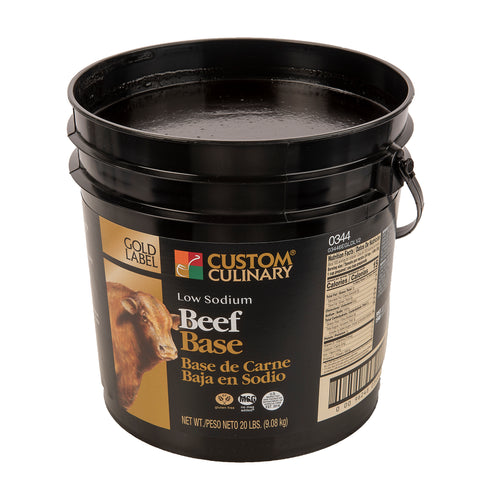 Custom Culinary Gold Label Beef Base, 20 Pound.