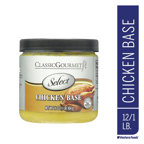 Classic Gourmet Select Chicken Base, 1 Pound -- 12 per case.