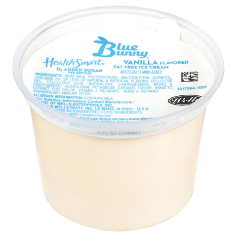 Blue Bunny Health Smart Vanilla Ice Cream Cup, 4 Fluid Ounce -- 48 per case