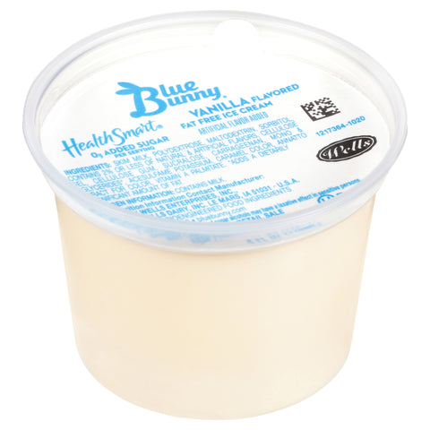 Blue Bunny Health Smart Vanilla Ice Cream Cup, 4 Fluid Ounce -- 48 per case