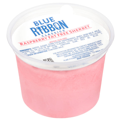 Blue Bunny ICE CREAM CUP SHERBET RASPBERRY