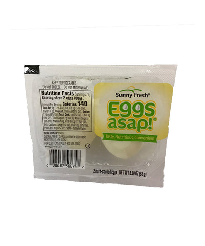 Sunny Fresh™ EGG ASAP! ® HARD COOKED PEELED REFRIGERATED IW