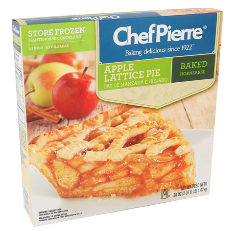 Pie Apple Lattice Pre-baked 10