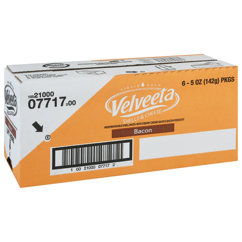 Velveeta Bacon Macaroni and Cheese Convenience Meal Bowl, 5 Ounce -- 6 per case