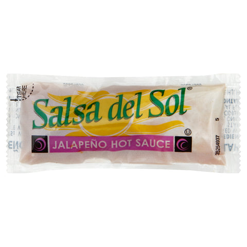 Salsa Del Sol ® SAUCE JALAPENO HOT SINGLE SERVE POUCH SDSL263/78000272
