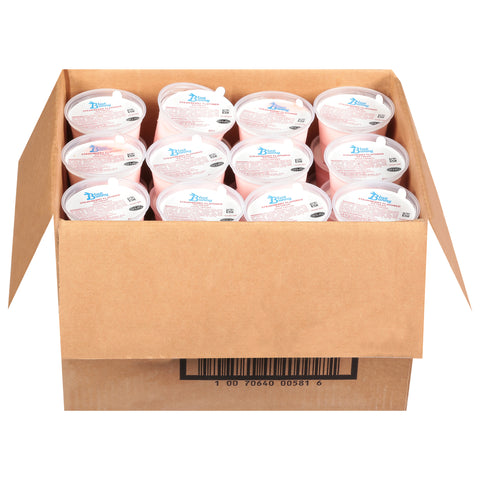 Blue Bunny Strawberry Ice Cream, 4 Fluid Ounce Cup -- 48 per case